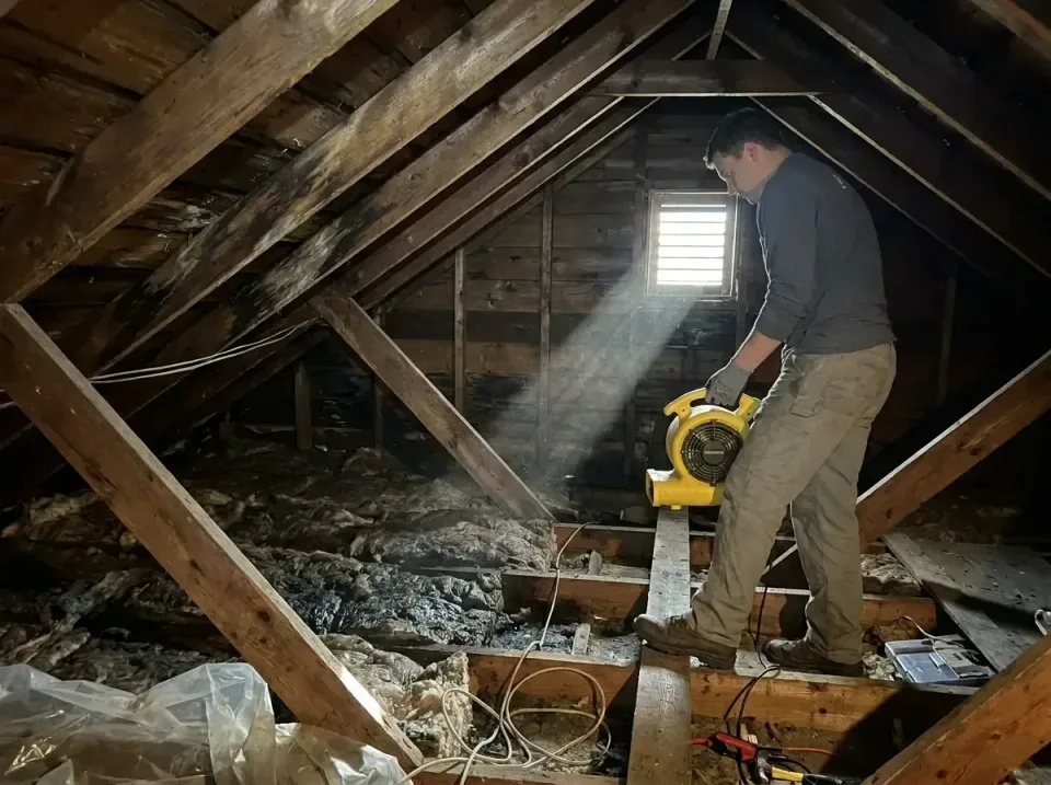 attic-water-damage-drying-proc-007 — frequently asked questions, Emergency Water Extraction & 24/7 Flood Response in Ennis,…
